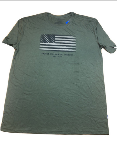 GREAT AMERICAN LAKE & TIMBER MEN'S GRAPHIC T-SHIRT(OLIVE LARGE)NWT gallery