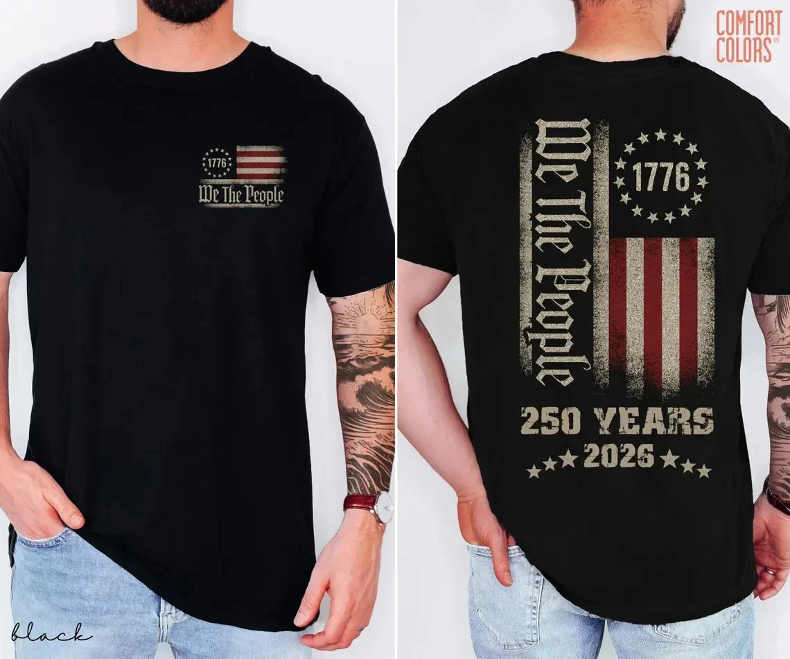 HOT! 250th America Anniversary Shirt, US 250 Years Shirt, We The People Shirt, V gallery