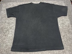 Vintage Black Single Stitch OLD NAVY Pocket Blank Grunge Skater ROMANIA Shirt XL
