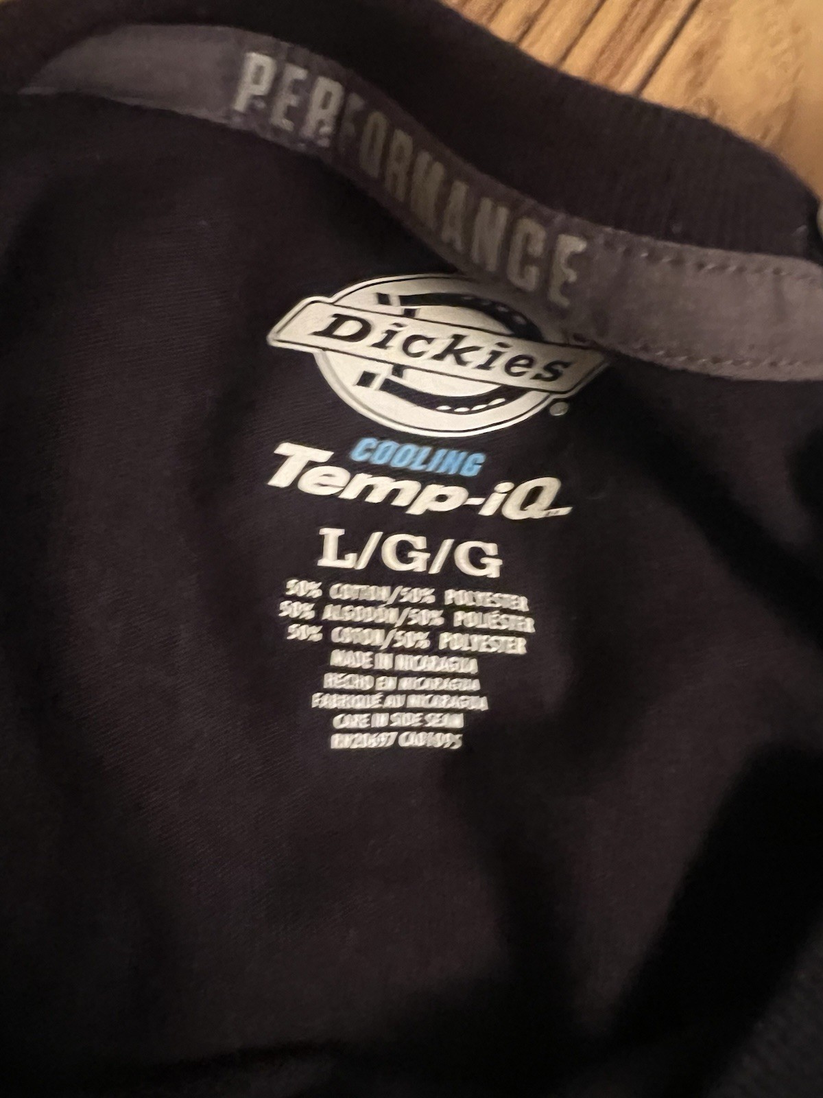 Dickies Mens Blk Temp IQ Performance Long Sleeve Pocket Tee Size L - New w Tags gallery