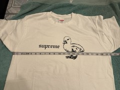 Supreme Duck. T Shirt Size Medium . Color white