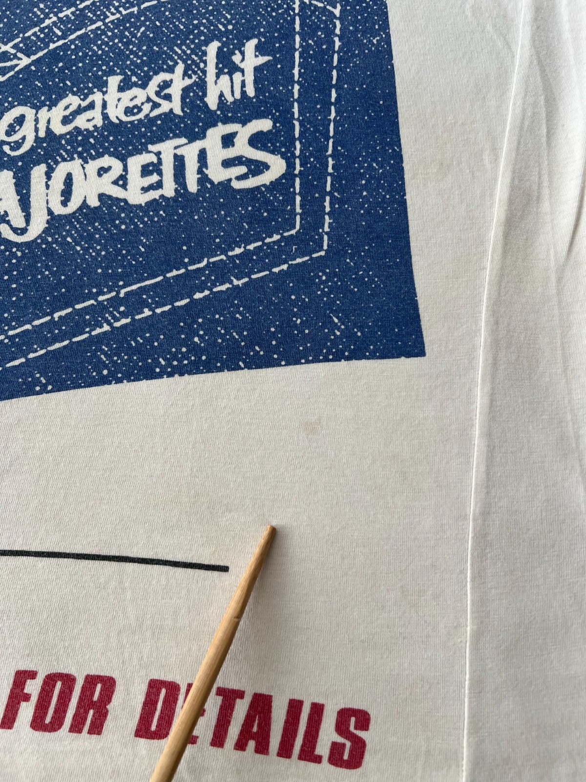 Vintage 90s Levis Levi's Stretch Sensation AOP Promo White T-shirt Sz L gallery
