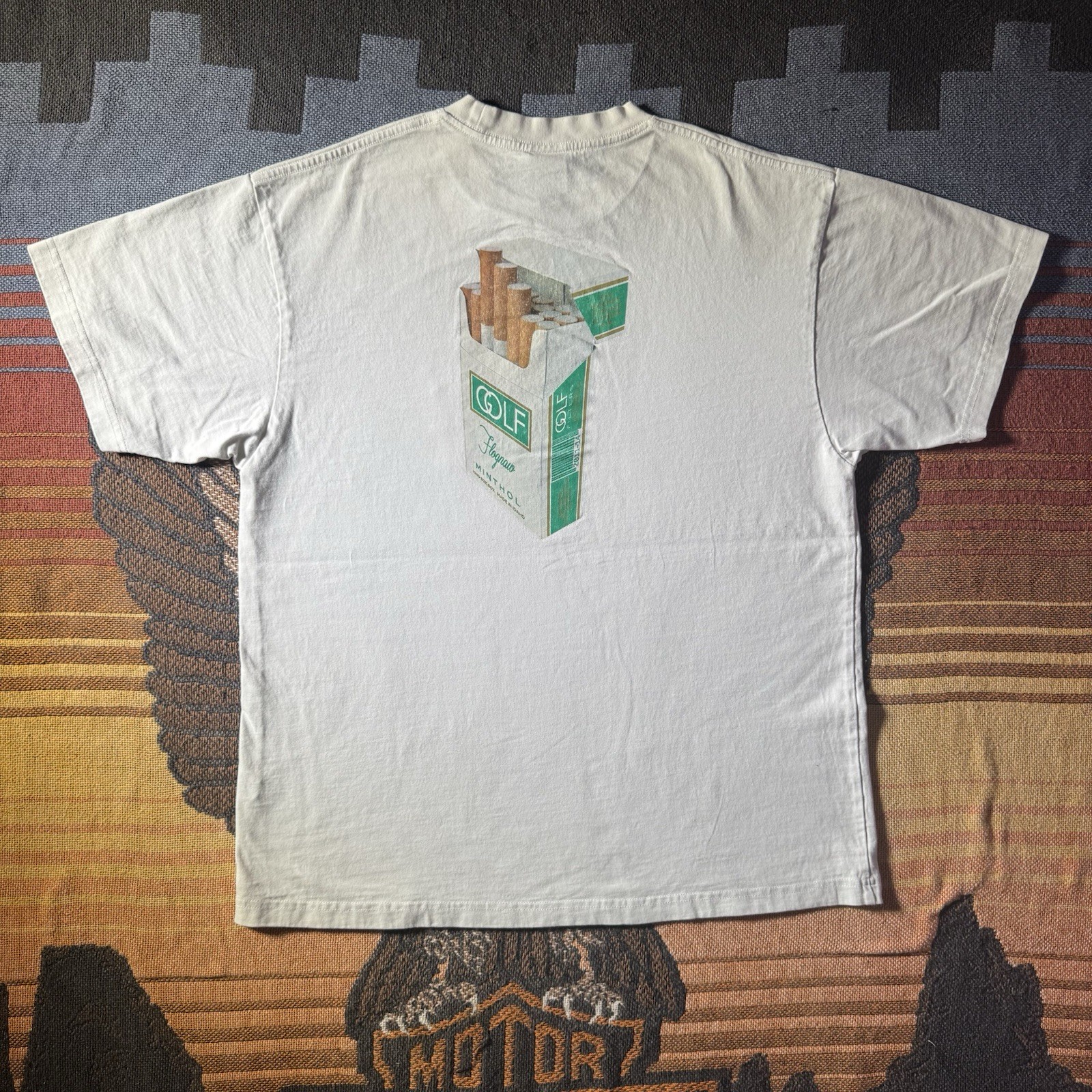 Golf Wang "Filters" Cigarette Pack T-Shirt - White - Size XL Men’s gallery