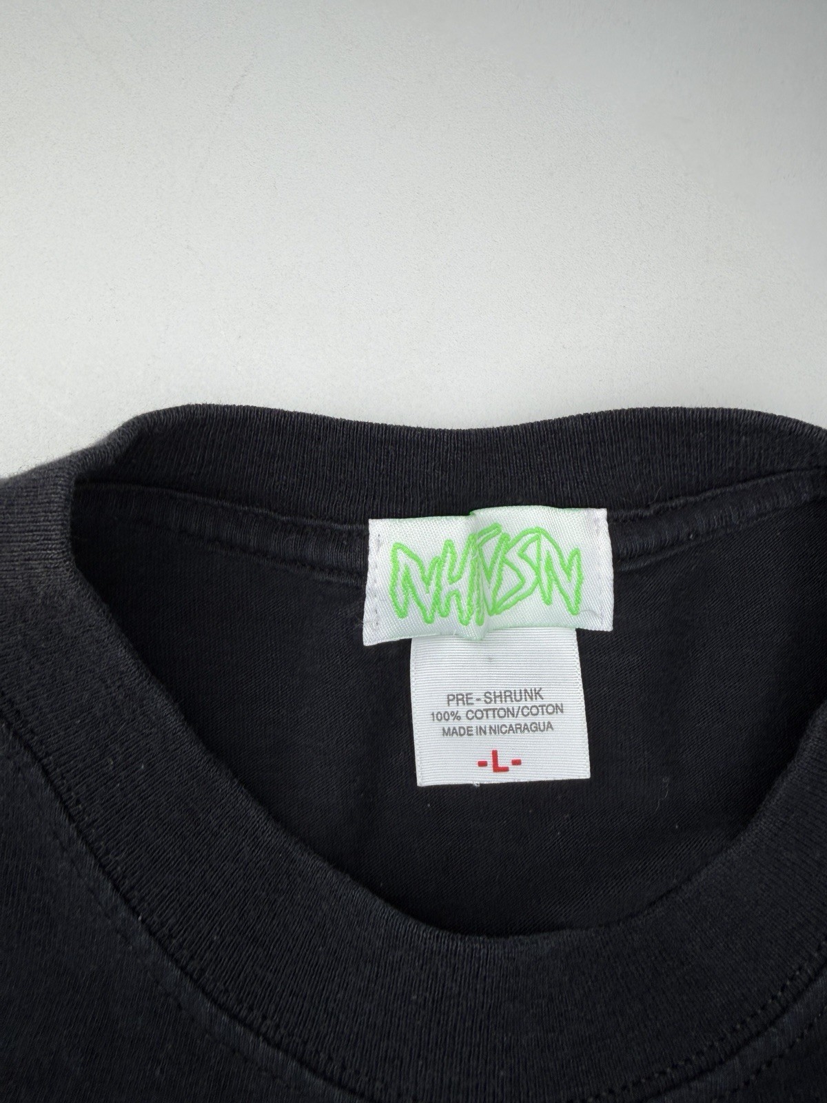 Vintage NHTVSN Le Monocle Noir The Black Monocle 2008 Jeff Hamada Art T-Shirt L gallery