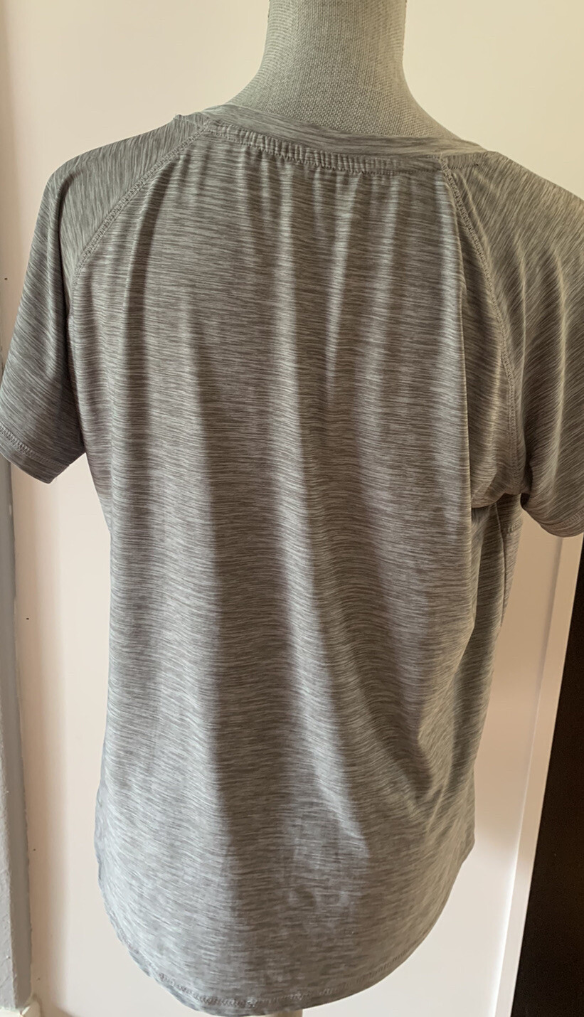 Men's Game Time Gray Dress Up T-Shirt V-Neck Size 1X - Nylon/Spandex gallery