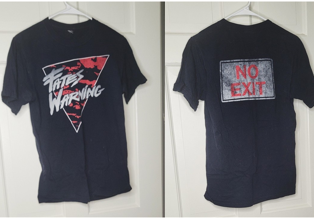 Fates Warning no exit 2 sides black All sizes S to 5Xl 1F2630 gallery