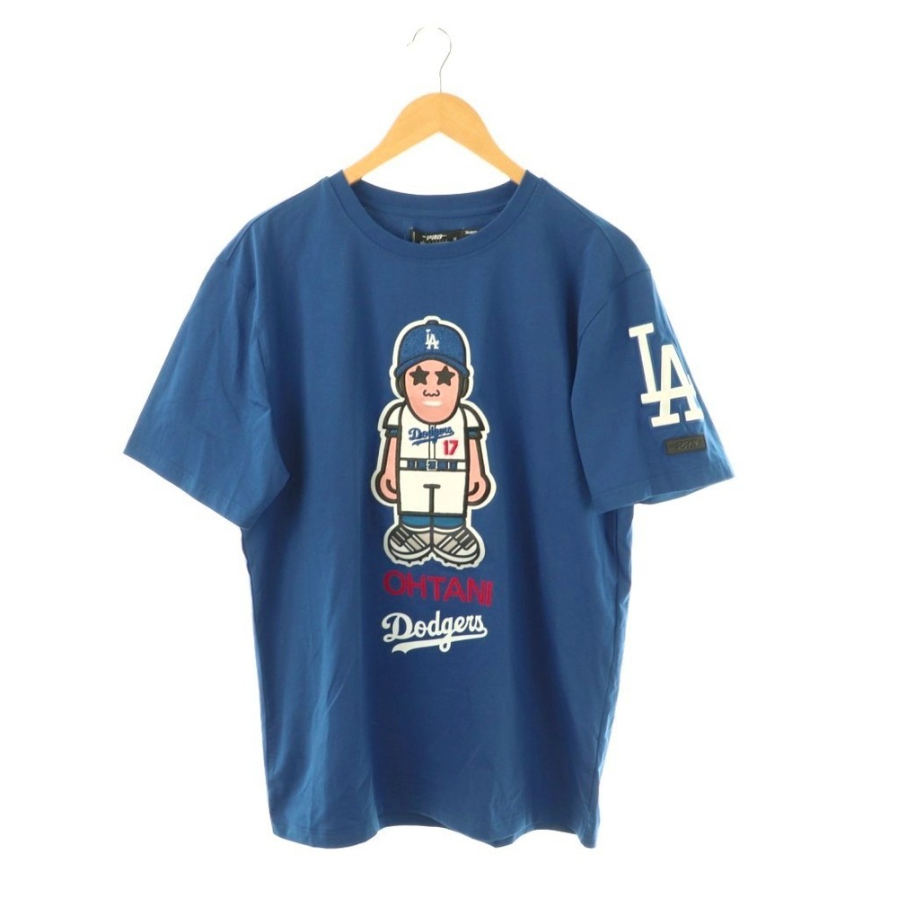 Pro Standard Shohei Otani Print Tshirt Cut and Sew M Blue Multicolor /CX OS