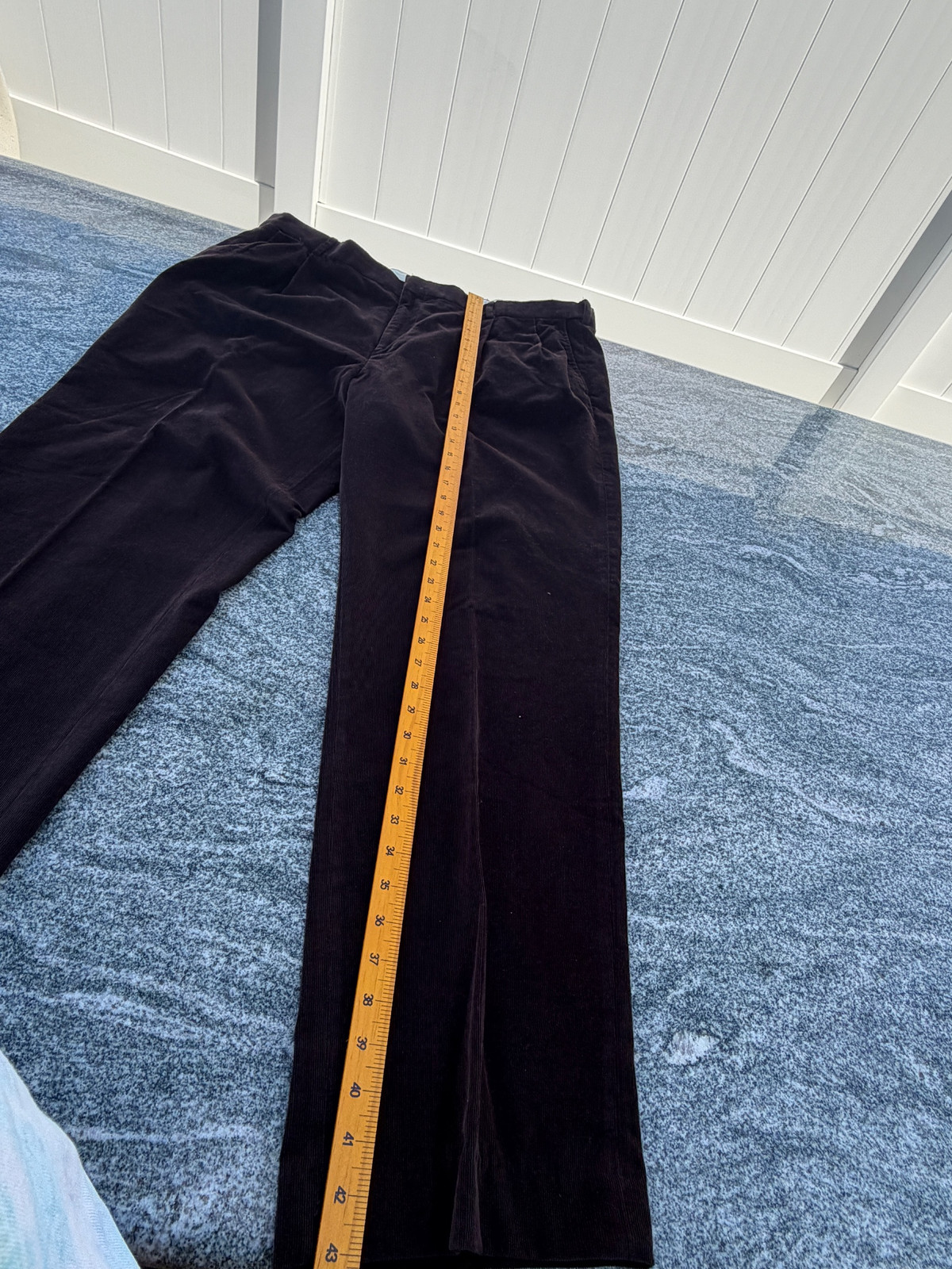 1980s Vintage Black Velvet Ankle Trousers Unisex Yuppie Style Medium gallery