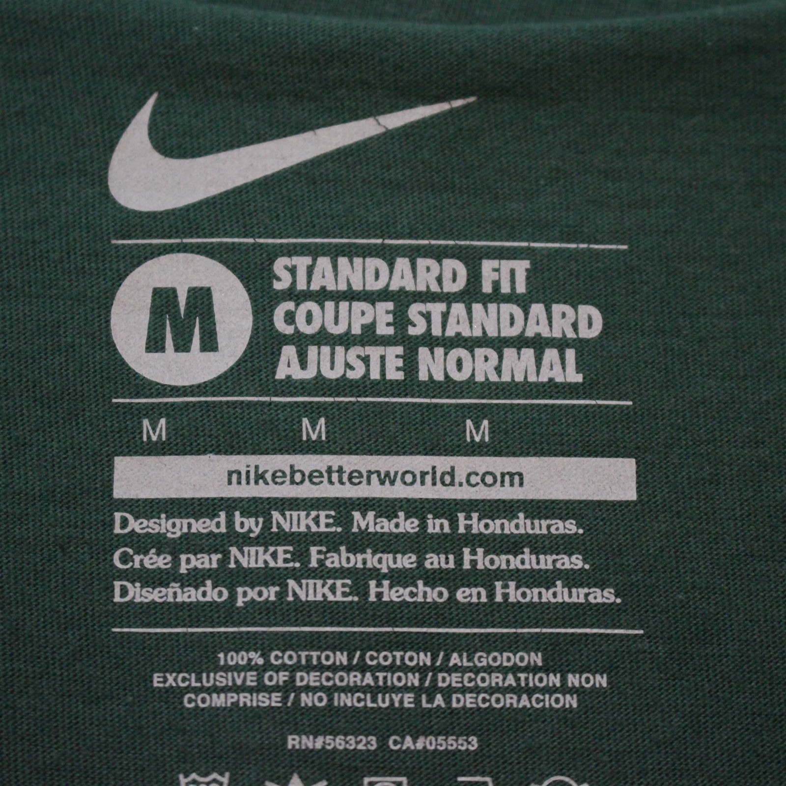 Nike Graphic T-shirt Men's MEDIUM Standard Fit Oregon Ducks Football Cut Neck gallery