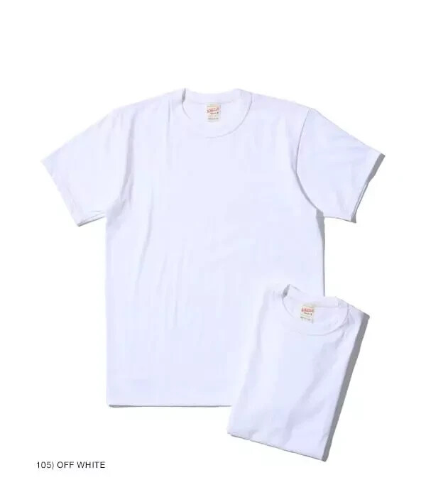 WHITESVILLE 2 PACK T-SHIRT White / Black / Navy / Gray WV73544 Made in Japan gallery