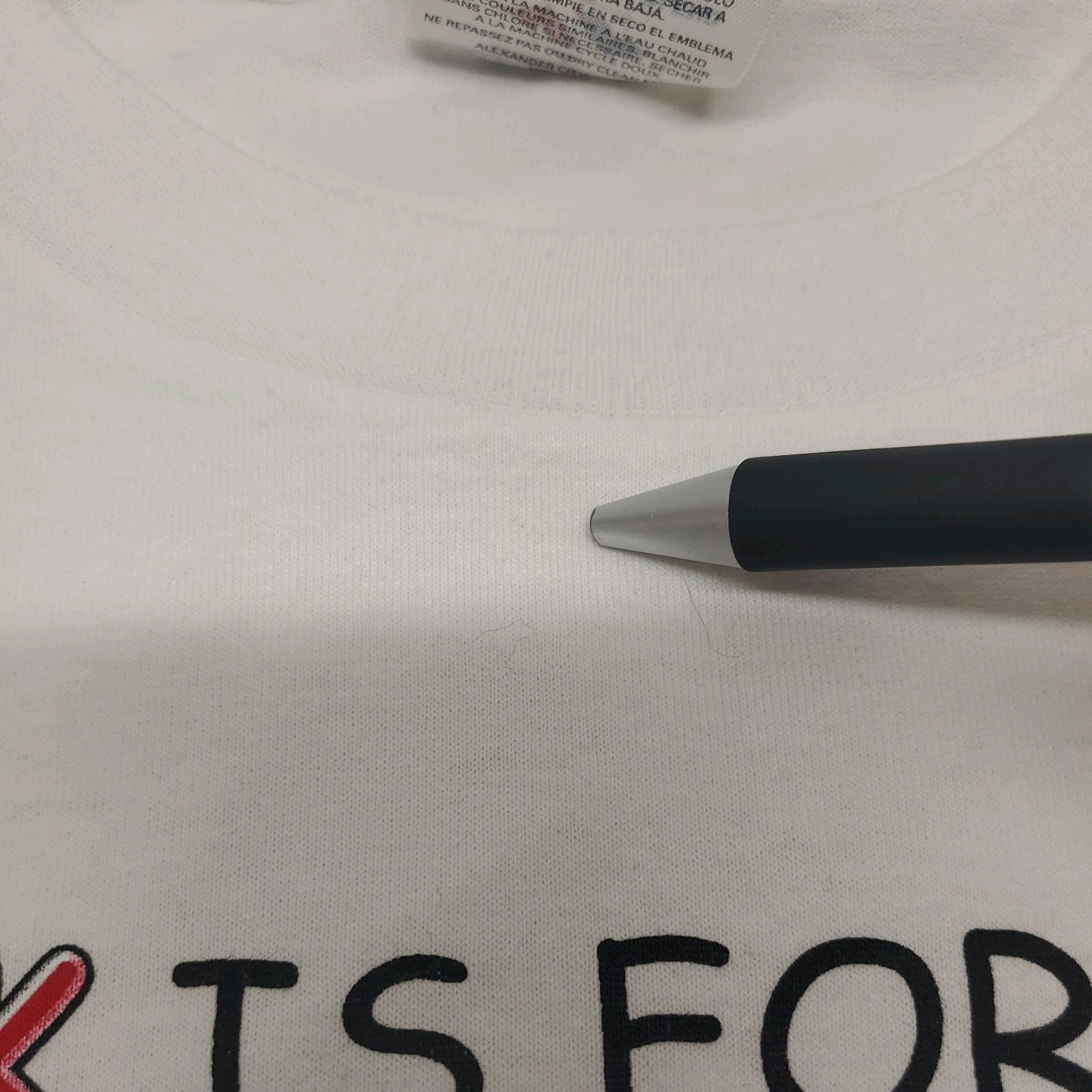 Vintage "Work is for People who don't know how to Fish" White T-Shirt Size L gallery