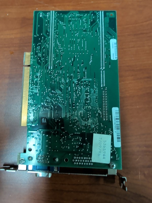 Vintage MATROX 576-04 REV. A PCI VIDEO CARD with 578-00 REV. B MEMORY M0DULE
