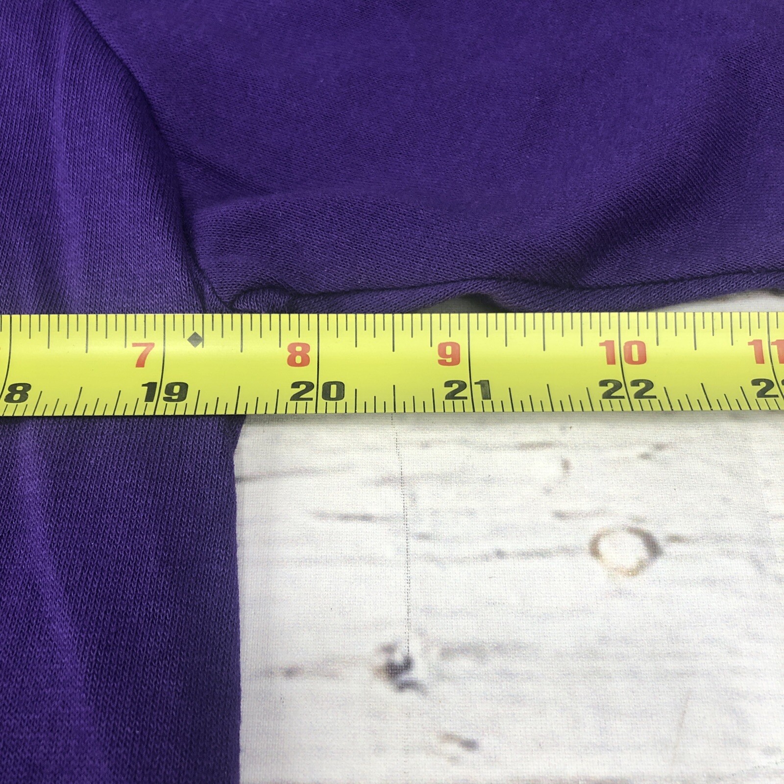 VTG BIKE Athletic Purple T-Shirt SZ L Single Stitch 2 button Shirt Sleeve gallery