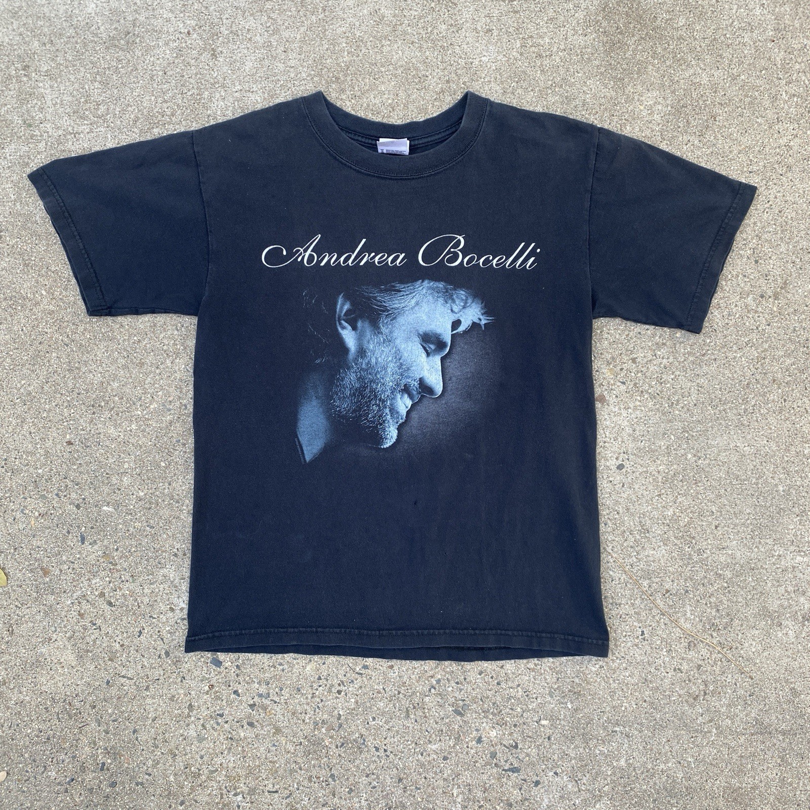 Vintage Andrea Bocelli Tee Shirt Black Small Anvil gallery