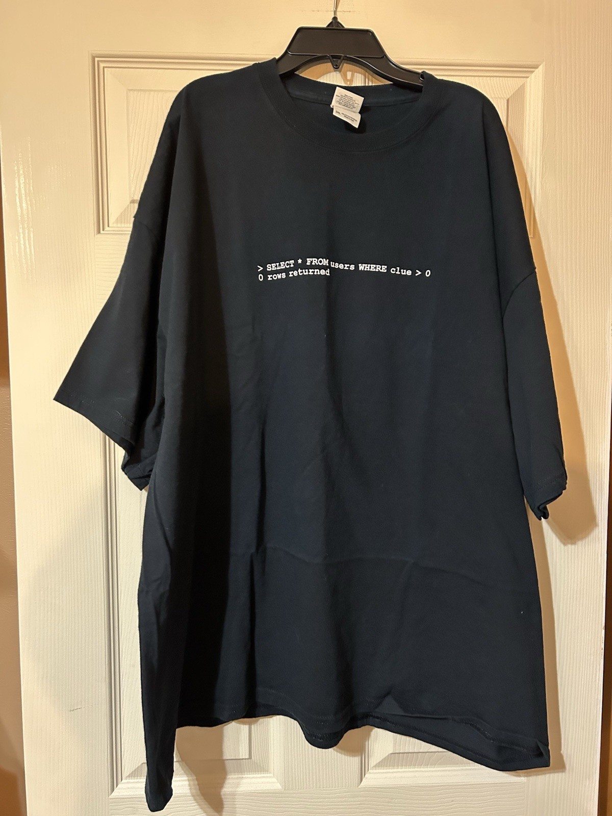 Adult Size 3XL IT Programmer SQL Code Nerd T-Shirt Funny Novelty Great Gift Idea gallery