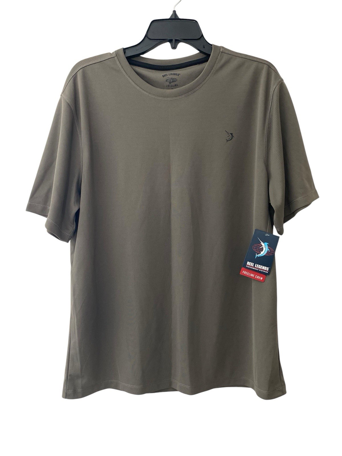 Reel Legends Freeline Mens Short Sleeve Performance Fishing Shirt UPF 30 Medium