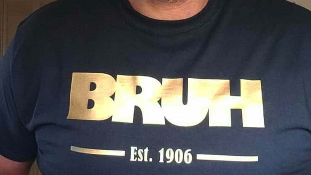 BRUH Est. 1906 T-shirt S-5XL Black/Gold White/GLD HBCU Sphinx Man Bro