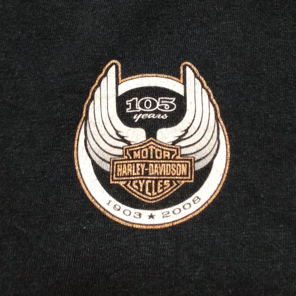 Harley-Davidson 105th Anniversary 1903-2008 Made in USA T-Shirt Size XL gallery