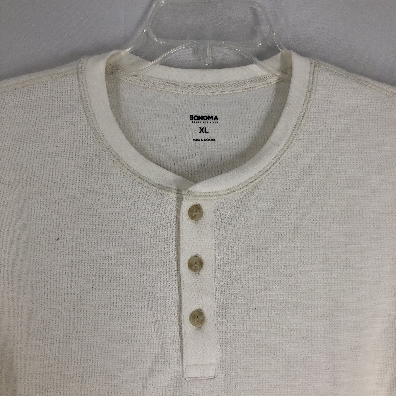 Sonoma Goods For Life Men's The Essential Henley 1/4 Button Size XL gallery
