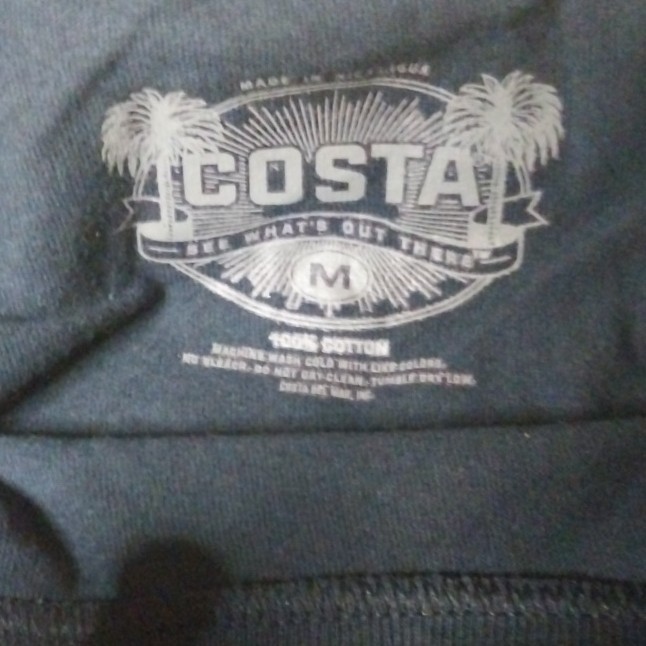 Costa Blue M Men's Graphic Wave Logo "Established 1983" Short Sleeve Tee gallery