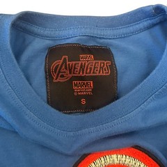 Marvel Avengers Captain America Shield Logo Short Sleeve T-Shirt
