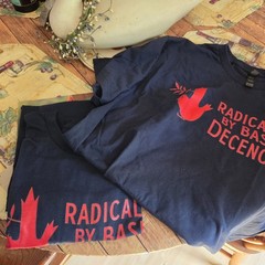 Pop CULTURE “Radicalized By Basic Decency” T-Shirt Xl Gildan Hammer