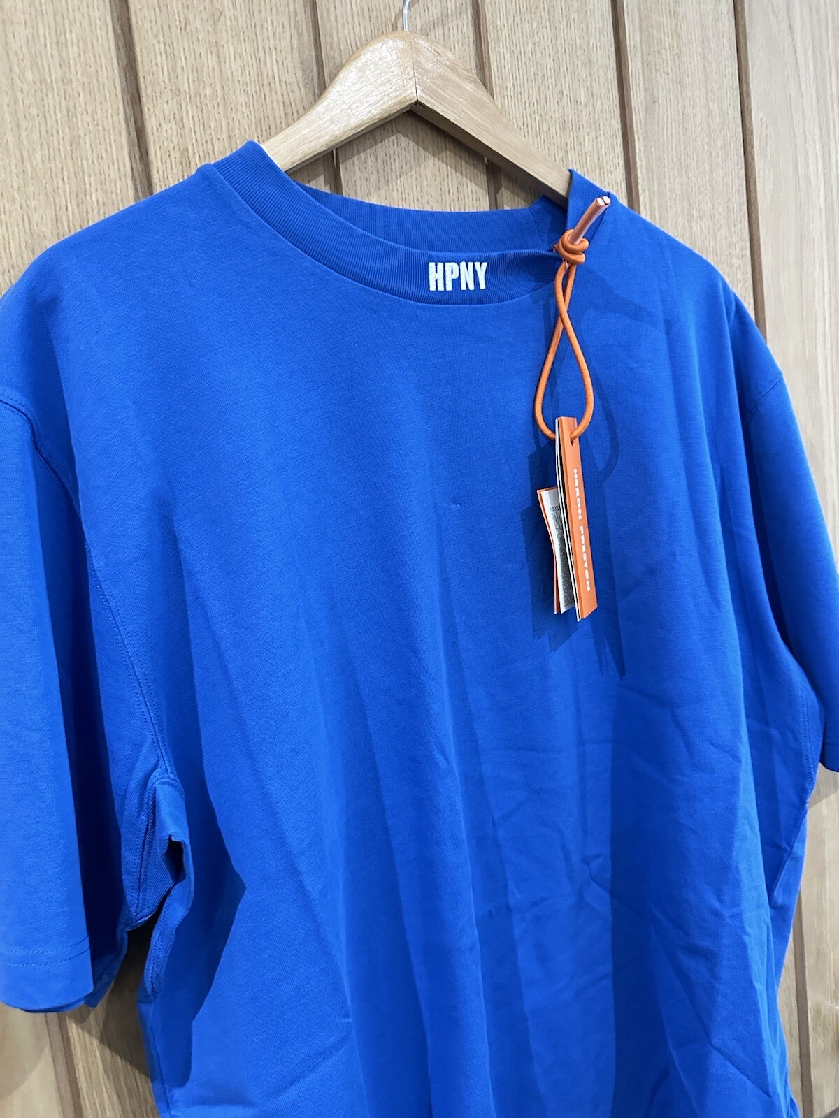 HERON PRESTON Embroided Logo Neck T-shirt Size Large GENUINE RRP £200 #E2 gallery