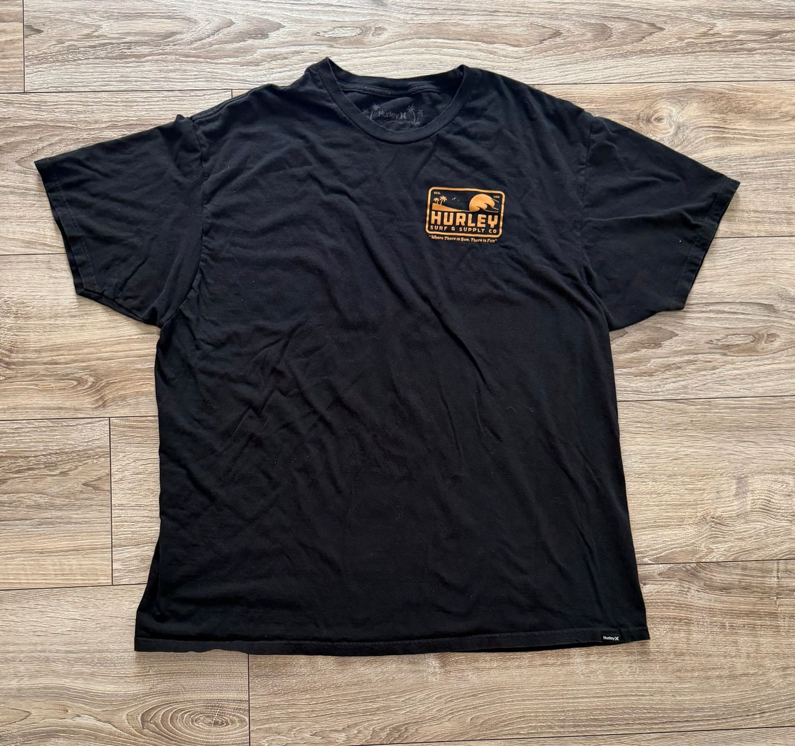 Hurley Surf and Supply Graphic T-Shirt XXL Black gallery