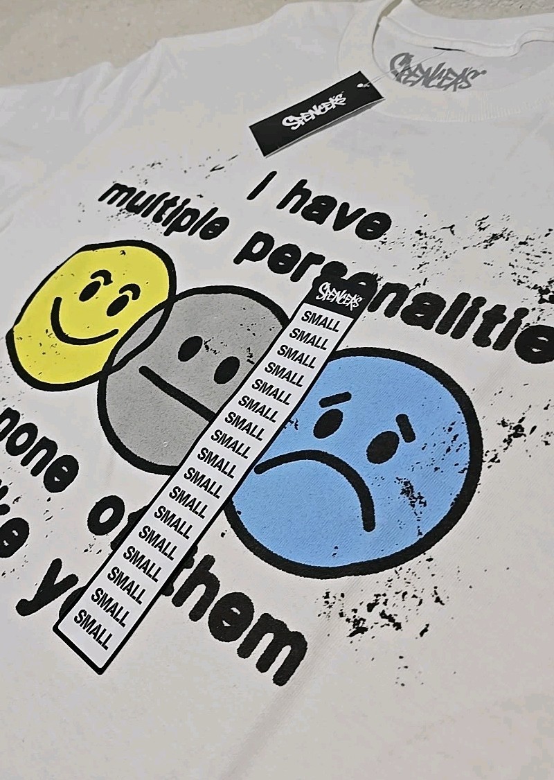 I Have Multiple Personalities None Like You Graphic T-Shirt Men's Sz Small (JJ) gallery