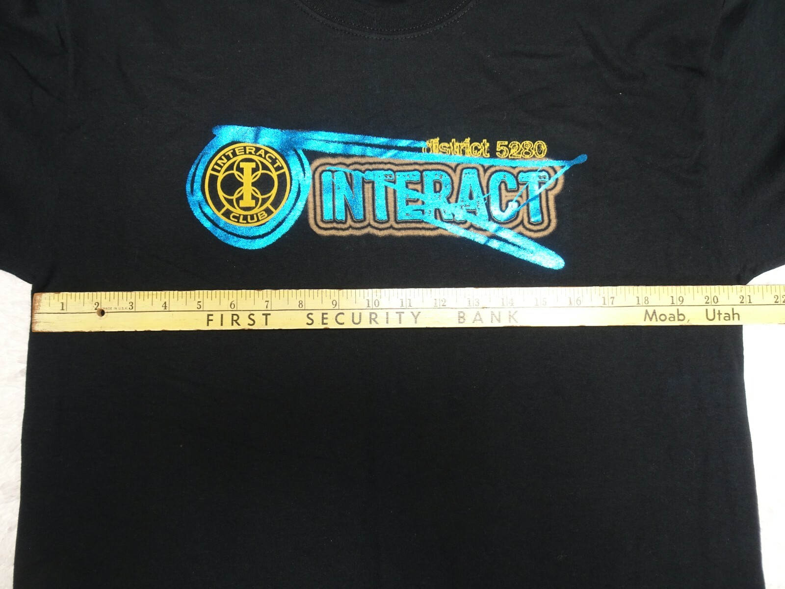 Interact Club District 5280 Rotary Club Los Angeles Charity T Shirt Large Black gallery