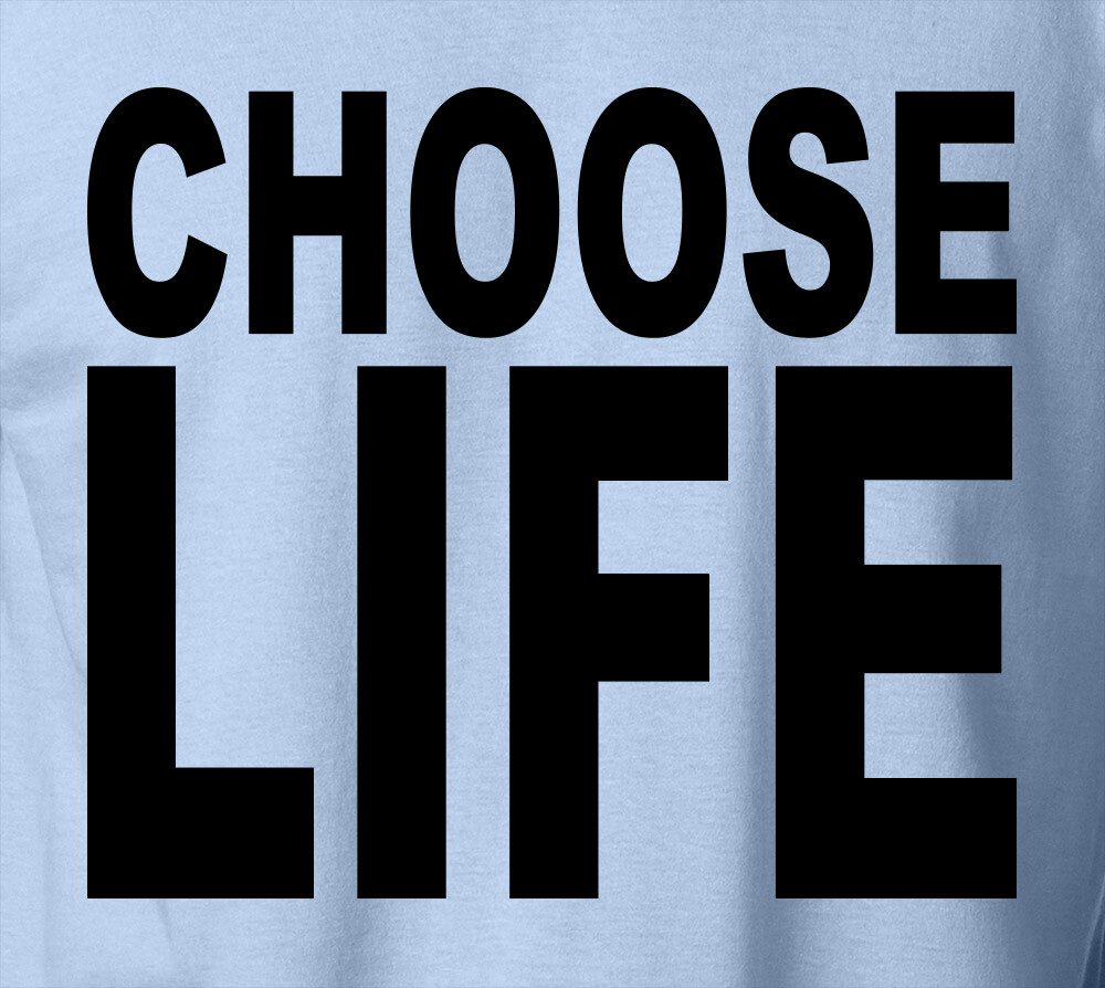George Michael CHOOSE LIFE T-Shirt Wham! Anti-Drug 80’s on S-6XL Cotton Tee