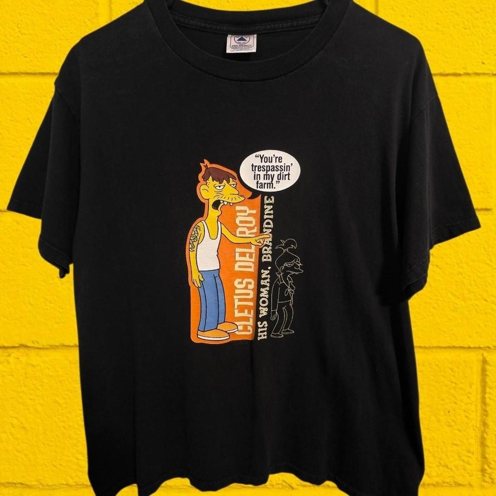 Vintage 2002 Simpsons Cletus Del Roy Tee gallery