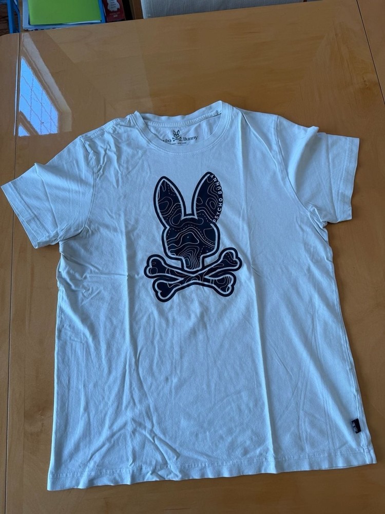 Psycho Bunny Rowen Topographic Graphic Tee
