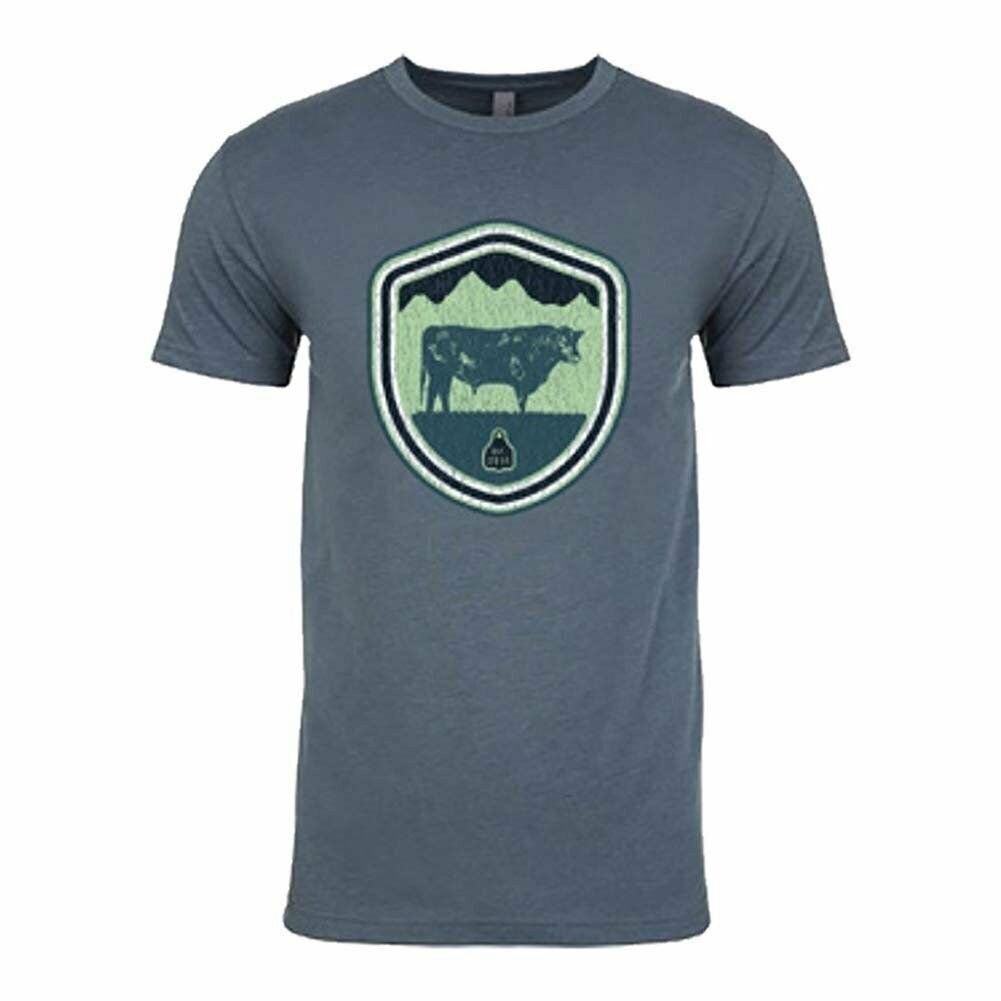 STS Ranchwear Men's Mint Crest Tee (Indigo) STS6210IN gallery