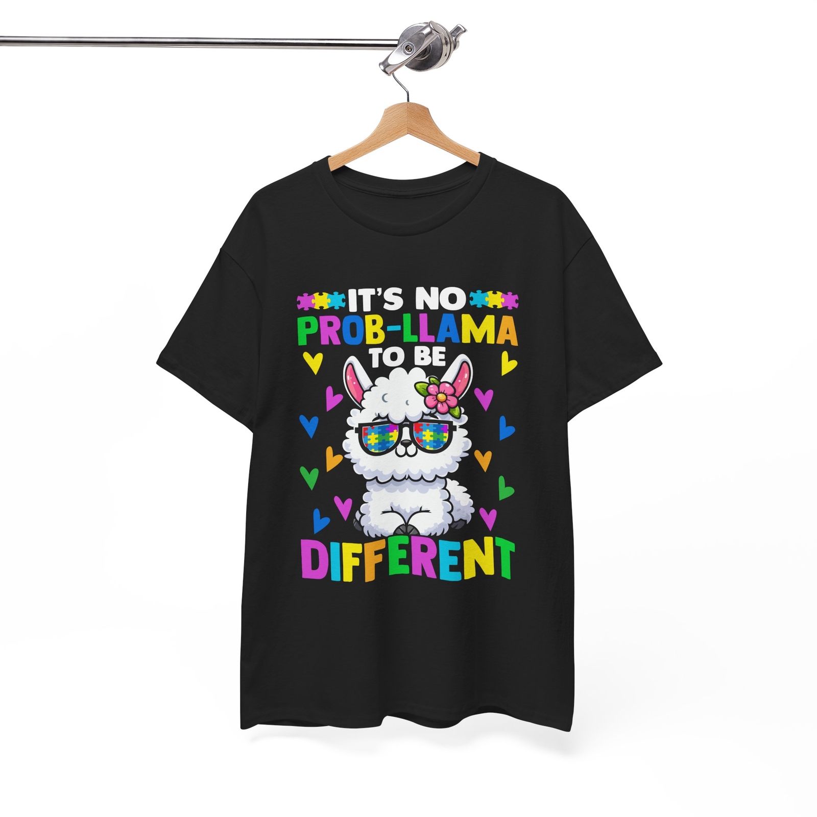 No Prob Llama T-Shirt | Funny Animal Lover Tee | Cute Llama Shirt