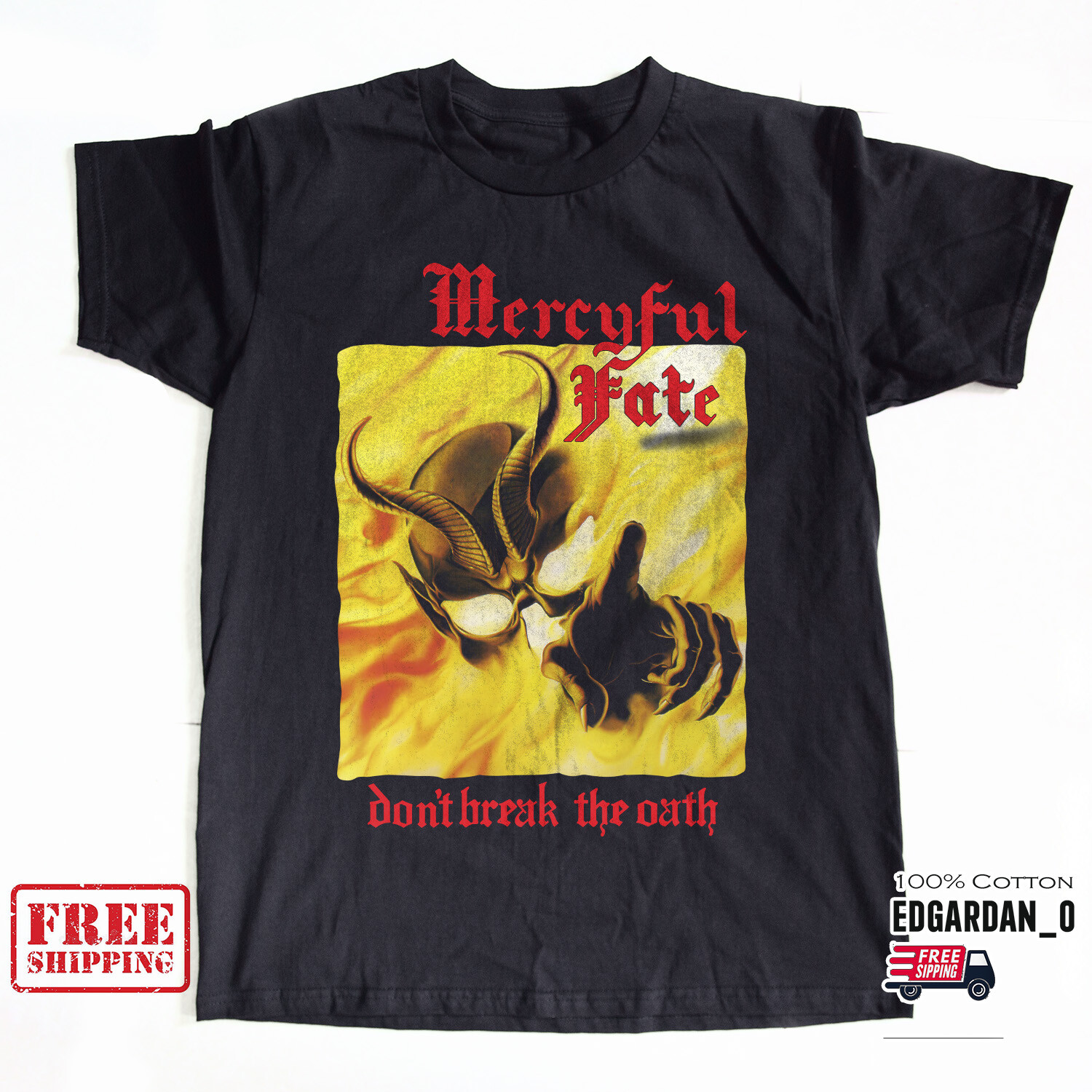 Mercyful Fate Break The Oath Album Unisex T-shirt S-5XL Free Shipping gallery