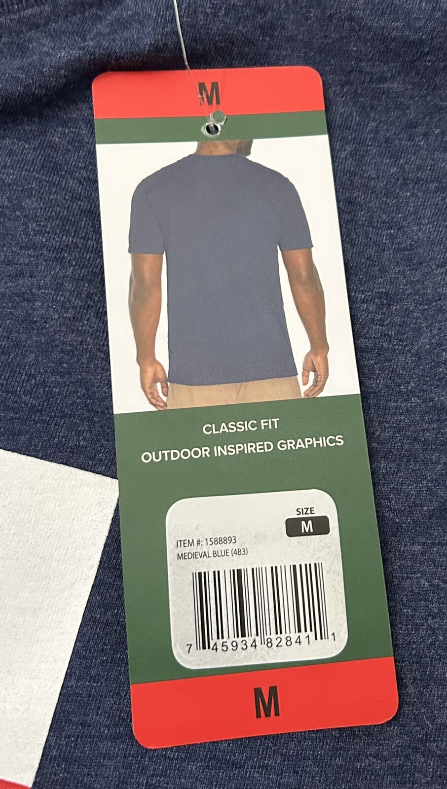 Orvis Classic Fit 1856 Fishing Graphic Mountain T Shirt Blue Mens Size Medium.. gallery