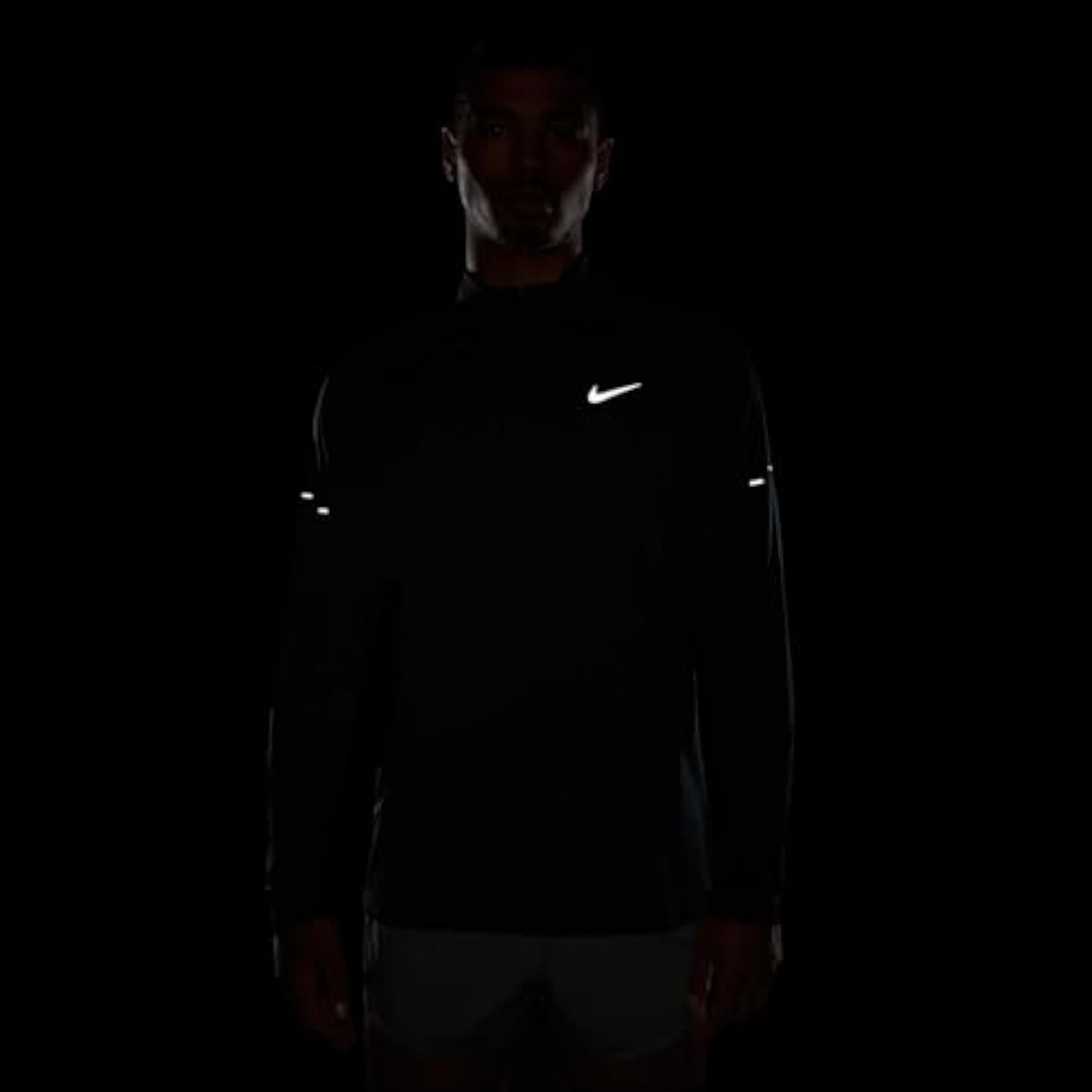 Nike Men's Stride Dri-FIT 1/4-Zip Running Top, Light Crimson/Reflective Silver - gallery