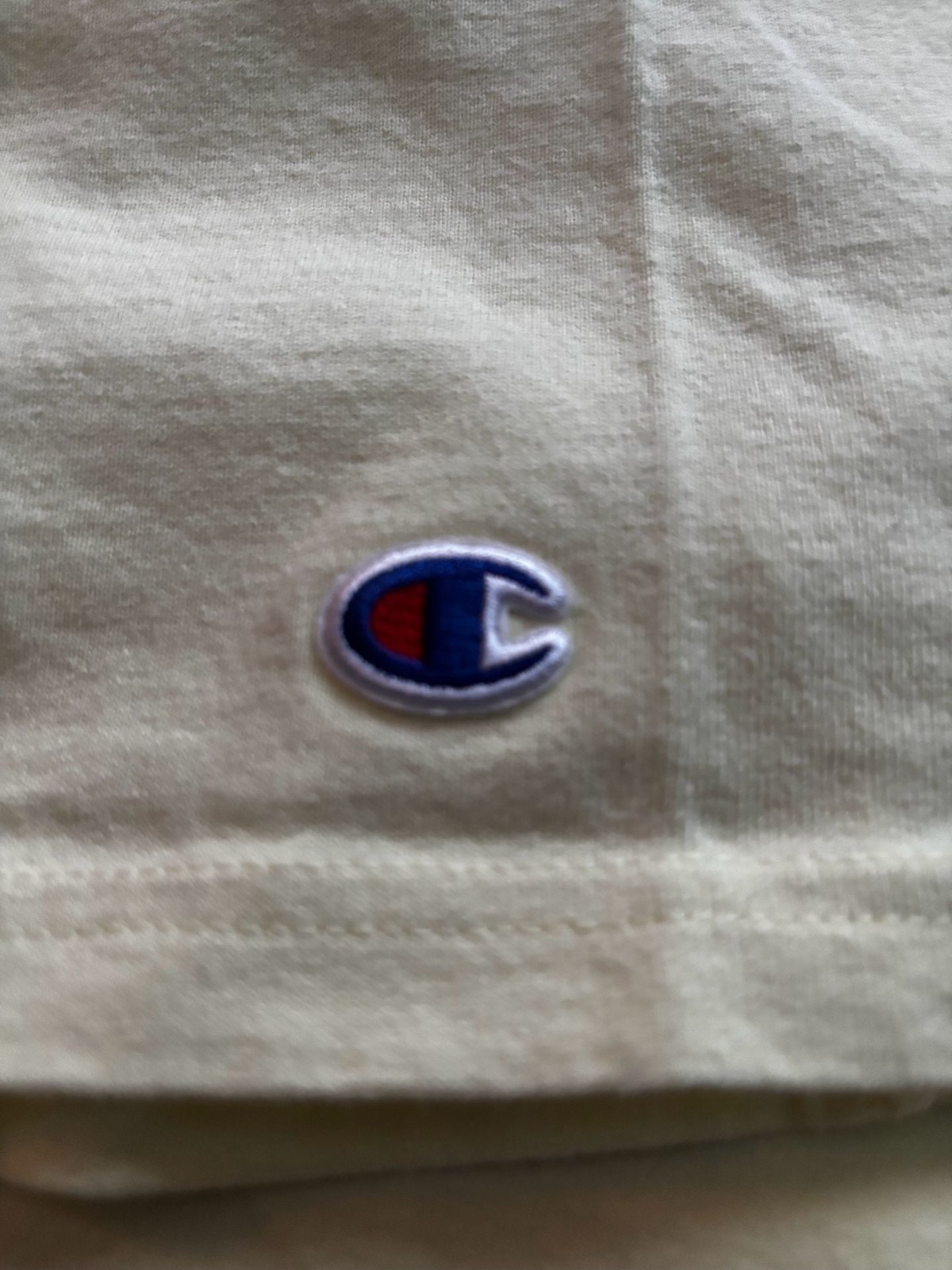 Champion Classic C Logo T-Shirt in Pale Yellow gallery