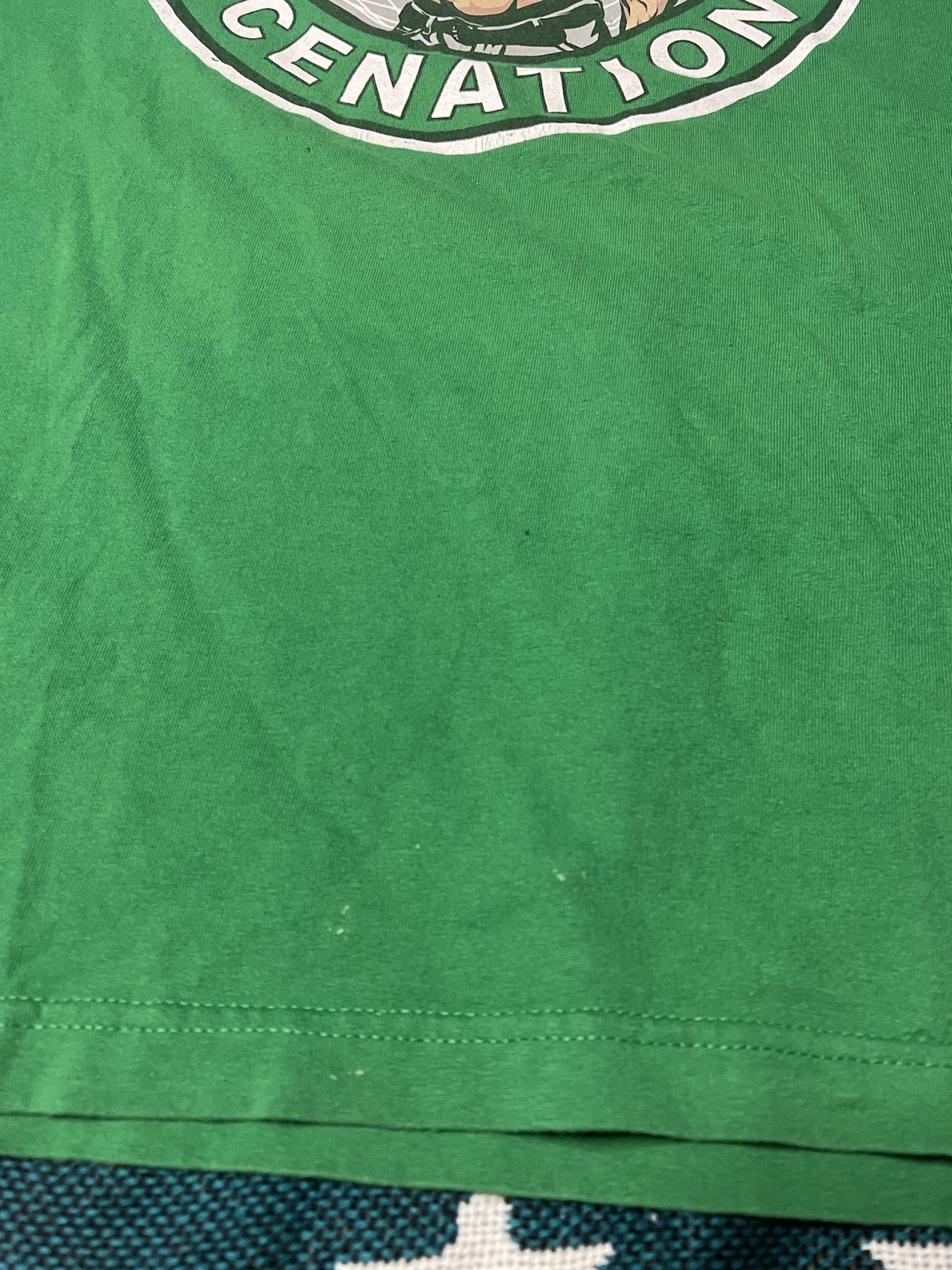WWE Authentic Wear John Cena Cenation Rise Above Hate T Shirt Men 2XL Green gallery