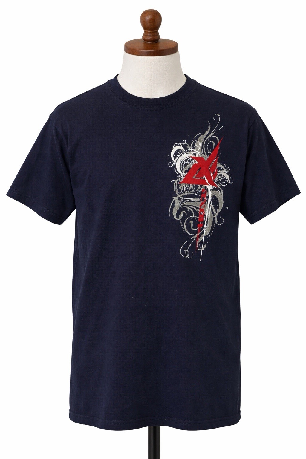 Y2K Tattoo Graphic Tee Mens M Navy Grunge Streetwear Skater Goth Punk Shirt gallery
