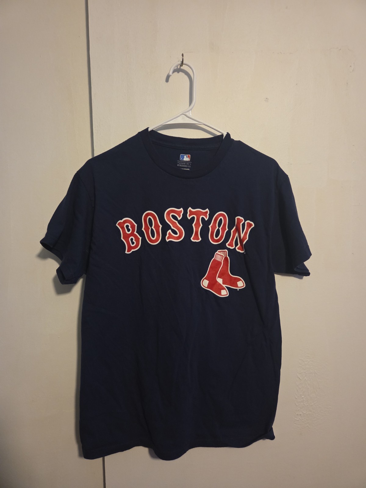 Red Sox Dad Shirt Medium Blue Short Sleeve Graphic Shirt gallery