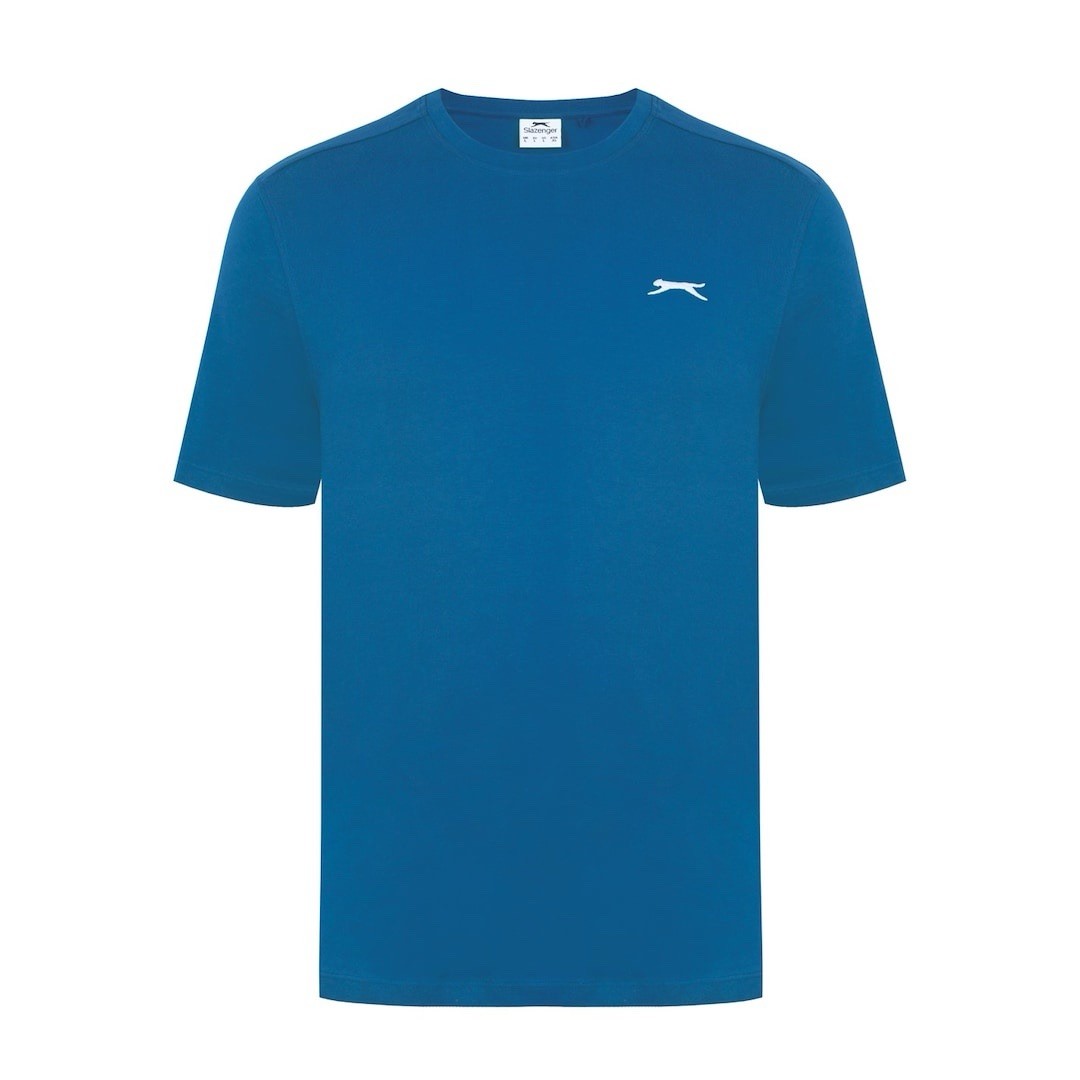 Slazenger Plain T-Shirt Snr 00 Mens Teal Size 2XL