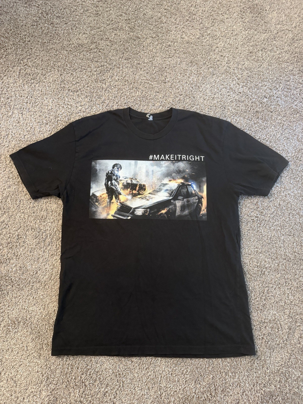 2013 Metal Gear Rising Revengeance Raiden Konami Double-Sided Black T-Shirt XL gallery