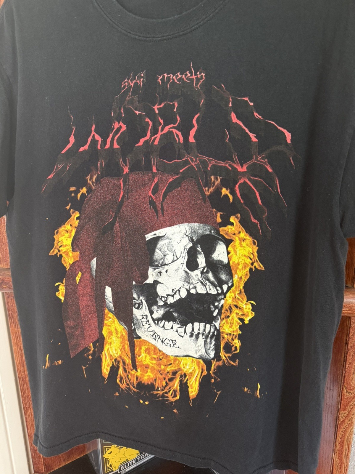 Ski Mask The Slump God Black T Shirt Ski Meets World Tour Revenge Size L Large gallery