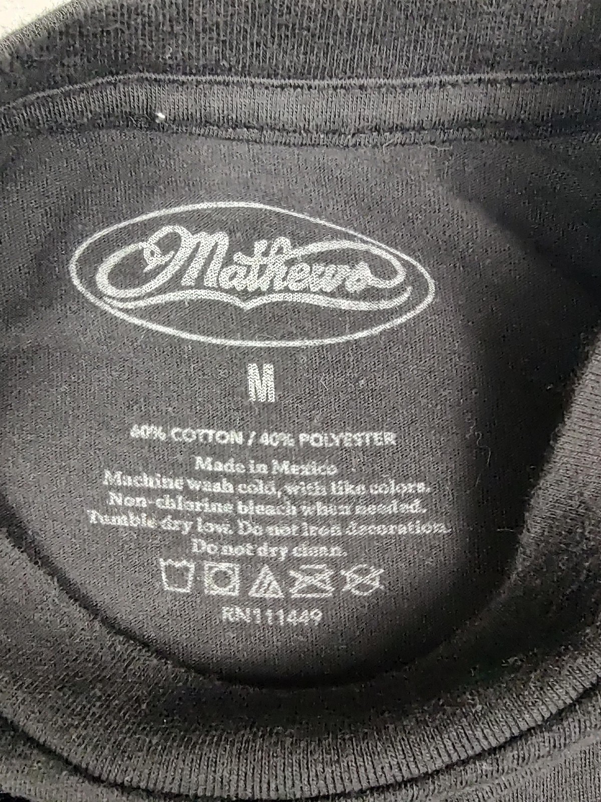 Mathews Shirt Mens Medium Black Logo Graphic Short Sleeve Tee Archery Hunting gallery