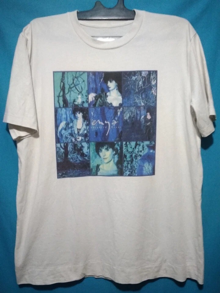 Vintage Enya Shepherd Moons Shirt Short Sleeve White Unisex S-5XL