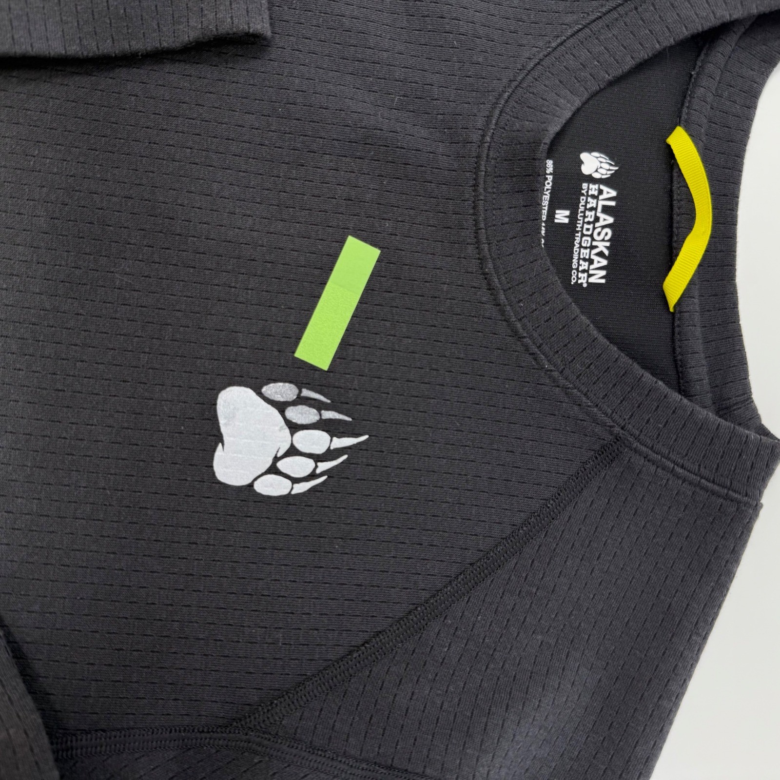 Alaskan Hardgear Duluth Trading Co Mens Medium Black Ribbed Crewneck Shirt gallery