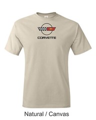 Vintage C4 Corvette Emblem Printed on Men’s Shirt. FREE SHIPPING !!!