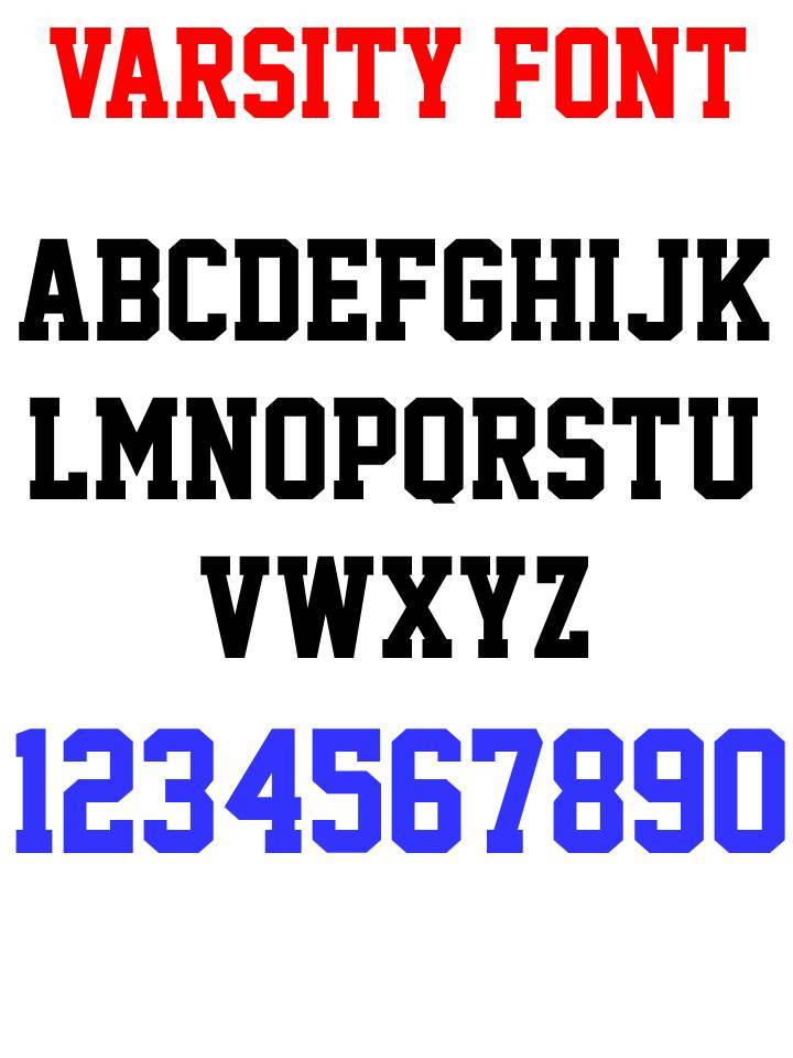 Iron On custom Heat transfer numbers for soccer jersey DIY heat set number gallery